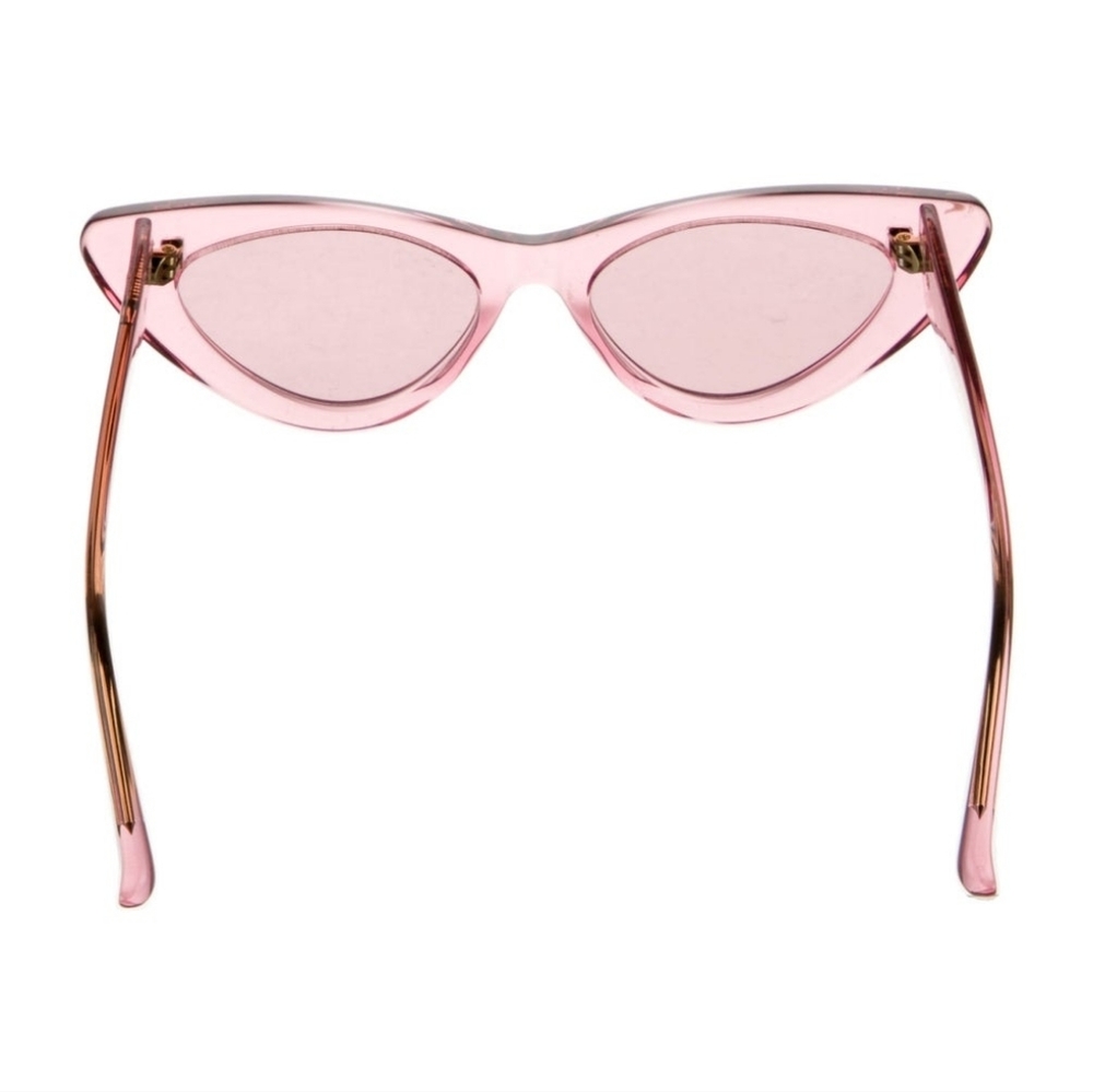 NEW The Attico x LINDA FARROW Dora Sunglasses in Pink - Picture 9 of 16